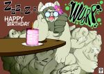 abdominal_bulge absurd_res animal_humanoid anthro anthro_pred belly belly_expansion big_belly bigbelly cat_humanoid claws clothing digestion digestion_noises digital_media_(artwork) domestic_cat english_text expansion felid felid_humanoid feline feline_humanoid felis female fiwzycat! hi_res huge_belly humanoid hyper maid_uniform mammal mammal_humanoid multiple_prey overweight overweight_female pantherine pantherine_humanoid predator/prey sleeping solo sound_effects swallowed_alive text thick_thighs tiger tiger_humanoid uniform vore vore_implied vowelless vowelless_sound_effect weight_gain zzz