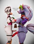 2026 3d_(artwork) animal_genitalia animal_penis animate_inanimate animatronic anthro arm_warmers armwear avian ball_size_difference balls beak belt big_breasts big_butt bird bracelet breast_squish breasts breasts_frottage butt butt_markings canid canine canine_genitalia canine_penis canis character_plushie chicken clothing collar crossgender dialogue digital_media_(artwork) ear_piercing ear_ring english_text erection eyelashes eyeshadow five_nights_at_freddy's five_nights_at_freddy's:_security_breach foreskin freddy_(fnaf) ftg_crossgender fti_crossgender galliform genitals glamrock_chica glans glistening glistening_body gloves green_clothing green_gloves green_handwear grey_body grey_hair gynomorph hair hair_size_difference hand_on_breast hand_on_hip hand_on_own_breast hand_on_own_hip handwear hi_res humanoid_genitalia humanoid_penis impaer_jaster intersex jewelry knot knotted_penis larger_anthro larger_gynomorph larger_intersex living_plushie long_hair looking_at_breasts looking_up machine makeup male mammal markings nipples non-mammal_breasts non-mammal_nipples open_mouth orange_beak pattern_arm_warmers pattern_armwear pattern_clothing paw_markings penis penis_size_difference penis_tip phasianid piercing pink_eyeshadow plushie purple_arm_warmers purple_armwear purple_clothing purple_eyeshadow red_glans red_knot red_penis ring_piercing robot robot_anthro roxanne_wolf scottgames scut_tail sheath short_hair short_tail shoulder_pads side_butt side_view simple_background size_difference smaller_anthro smaller_male spiked_belt spiked_bracelet spiked_collar spikes squish standing steel_wool_studios striped_arm_warmers striped_armwear striped_clothing stripes tail talking_to_another text thick_thighs vein veiny_knot veiny_penis watermark white_background white_balls white_body white_penis wide_hips wolf