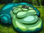4:3 ambiguous_gender anthro belly big_belly big_breasts big_butt blush breasts butt cactus cactus_creature duo elemental_creature fat_rolls female flora_fauna generation_1_pokemon generation_5_pokemon hi_res huge_belly huge_breasts huge_butt hyper hyper_belly hyper_butt immobile inflation liquid_inflation maractus nintendo onomatopoeia plant pokemon pokemon_(species) reptile rumbling_stomach scalie sinflative sound_effects squirtle text turtle water_inflation