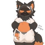 >:3 1:1 :3 anthro belly biped blush blush_lines bottomwear brown_body brown_ears brown_fur brown_tail cheek_tuft clothed clothing colored countershade_fur countershade_torso countershading crop_top digital_media_(artwork) dipstick_tail ear_markings facial_tuft front_view fuel_gauge fur hi_res inner_ear_fluff kemono looking_at_viewer machine male male_anthro mammal markings meter midriff multicolored_body multicolored_fur multicolored_tail neck_tuft orange_body orange_countershading orange_ears orange_eyes orange_fur orange_inner_ear orange_inner_ear_fluff orange_markings orange_tail orange_tail_tip portrait protogen saddu screen screen_face shirt shorts simple_background slightly_chubby slightly_chubby_anthro slightly_chubby_male solo standing tail tail_markings text three-quarter_portrait topwear tuft two_tone_body two_tone_fur two_tone_tail white_background white_bottomwear white_clothing white_shorts white_topwear