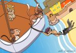 2026 4_toes 5_fingers aircraft anthro balloon balls beach blonde_hair blush bovid breasts brown_body butt calico_cat caluriri canid canine canis caprine casual_erection chea_(on_your_tail) covering covering_breasts covering_crotch covering_self diana_caproni_(on_your_tail) digital_media_(artwork) domestic_cat embarrassed embarrassing_nudity erection exposed exposed_breasts eyewear eyewear_only feet felid feline felis female fingers flying genitals glasses glasses_only goat group hair holding_object holding_rope hooves horn hot_air_balloon humanoid_genitalia inflatable lexua_(on_your_tail) male mammal nipples nude on_your_tail outside paun_canini peina_(on_your_tail) penis public public_erection public_nudity rope sand seaside story story_in_description tabby_cat toes town unwanted_exposure vehicle water wearing_glasses wolf