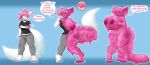 2026 absurd_res anthro barefoot big_breasts bimbofication black_clothing black_shirt black_topwear blush bottomwear bound breast_expansion breasts canid canine clothed clothed_anthro clothed_female clothing dialogue encasement english_text expansion feet female fox fur genitals goo_creature goo_transformation grey_bottomwear grey_clothing grey_pants hair heart_symbol hi_res hip_expansion huge_breasts intelligence_loss mammal nipples nude nude_anthro nude_female pants pawpads pink_eyes pink_hair pink_nipples pink_pawpads quickcast shirt small_waist solo speech_bubble tail text thick_thighs thigh_expansion topwear transformation vulva white_body white_fur wide_hips