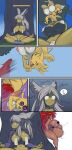 abdominal_bulge animal_humanoid anthro anthro_prey areola bandai_namco belly big_belly big_breasts bikini blue_eyes blush body_outline breast_imprints breasts brown_body brown_skin burping butt clothing comic dark_body dark_skin detailed_background digimon digimon_(species) face_imprint female female_pred female_prey fluffy fluffy_tail fur gameplay_mechanics gui hair health_bar hi_res huge_belly huge_breasts human human_pred humanoid imprint kiyoa lagomorph lagomorph_humanoid leporid_humanoid low-angle_view maebari mammal mammal_humanoid meditation micro_bikini navel nipples nude nude_anthro nude_female open_mouth oral_vore outside pasties pink_areola pink_nipples pink_tongue plant rabbit_humanoid red_hair renamon role_reversal sky swimwear tail tail_in_mouth thick_thighs tongue tongue_out tree two-piece_swimsuit vore wide_hips yellow_body yellow_fur zuzu_(frostwolf)