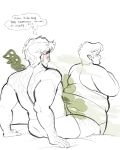 2026 blush catatex_69 dialogue duo english_text fart fart_cloud fart_fetish green_fart_cloud hi_res human human_on_humanoid humanoid humanoid_pointy_ears interspecies male mammal monochrome not_furry onomatopoeia overweight overweight_humanoid overweight_male pointy_ears sound_effects speech_bubble text vampire