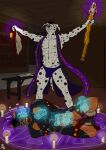 2024 abs anthro balls balls_outline bdsm beard black_body black_fur body_hair bondage book bookshelf boots bound brown_body brown_fur bulge candle canid canine canis chest_hair clothing colored dalmatian dated detailed_bulge disembodied_hand dobermann domestic_dog duo erection facial_hair fantasy footwear forced fur furniture gag gagged genital_outline genitals ghost_hand hair hi_res humanoid_genitalia humanoid_penis humiliation inside magic_staff magic_user male male/male mammal markings mostly_nude muffled muscular nipple_fetish nipple_pinch nipple_play nipples nude_male open_book penis penis_outline pinch pink_nipples pinscher plant pubes restrained shoes smile spots spotted_body spotted_fur staff summoning summoning_circle table teeth text url vines whining white_body white_fur whitecolt_productions