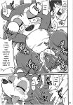 animal_crossing anthro balls censor_removal_edit comic condom dialogue digital_drawing_(artwork) digital_media_(artwork) duo english_text eulipotyphlan female female_penetrated genitals hedgehog human interspecies male male/female male_on_anthro male_penetrating male_penetrating_anthro male_penetrating_female mammal monochrome nakagami_takashi nintendo penetration penis sable_able sex sexual_barrier_device text third-party_edit translated villager_(animal_crossing) vulva wearing_condom