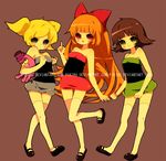  bad_anatomy blonde_hair blue_eyes brown_hair green_eyes long_hair orange_hair powerpuff_girls red_eyes red_ribbons ribbon short_hair stuff_animal stuffed_toy toy 