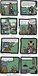1:2 absurd_res ambiguous_gender animate_inanimate armor beaded_jewelry beaded_necklace beads blocking blood blood_on_clothing blood_on_hand blue_body blue_skin bodily_fluids brown_cloak brown_clothing cape chapek_(mrbalderus) cloak clothing comic counterattack dark_hair death dialogue dnd5e doll doll_joints dungeons_and_dragons duo english_text eyeshadow feline_ears footnote glowing glowing_eyes greatsword half-closed_eyes hasbro hi_res holding_melee_weapon holding_object holding_sword holding_weapon horn humanoid insulting_another jewelry killing kintsugi_(art) knife_in_chest living_doll makeup male melee_weapon mrbalderus narrowed_eyes necklace red_cape red_clothing ring_on_tail severed_body_part severed_fingers sneak_attack speech_bubble sword tail text threatening_violence throwing_knife throwing_weapon tiefling weapon wizards_of_the_coast yellow_eyes