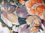 alternate_species anthro fur furrification grey_body grey_fur grey_hair hair lying male mihoyo pawpads paws pillow shadbit solo white_body white_fur wise_(zenless_zone_zero) zenless_zone_zero