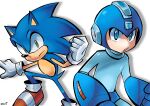 2022 absurd_res anthro armor black_eyes black_nose blue_body blue_ears blue_eyes blue_helmet blue_quills capcom clothing countershading crossover eulipotyphlan fist footwear frown gloves green_eyes handwear headgear hedgehog helmet hi_res light_body light_skin machine male mammal mega_buster mega_man_(character) mega_man_(series) multicolored_clothing multicolored_footwear multicolored_shoes pupils red_clothing red_footwear red_shoes robot sega shoes sonic_the_hedgehog sonic_the_hedgehog_(series) tan_arms tan_body tan_countershading tan_inner_ear tan_skin two_tone_clothing two_tone_footwear two_tone_shoes white_clothing white_footwear white_gloves white_handwear white_shoes xochibunsai