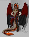  2011 balls dragon erection male penis pose precum solo sulferdragon uchihadems wings 