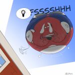 1:1 2026 5_fingers absurd_res air_inflation air_puff anthro belly belly_inflation big_belly big_butt biped body_inflation building butt butt_expansion clothing cosplay digital_drawing_(artwork) digital_media_(artwork) ear_piercing english_text expansion fingers floating front_view hi_res huge_belly huge_butt hyper hyper_belly hyper_butt inflation lagomorph leporid low-angle_view male mammal marvel mask onomatopoeia ottorb piercing puffed_cheeks rabbit short_tail simple_background skinsuit solo sound_effects spider-man_(series) spider_web superhero tail text thought_bubble tight_clothing torn_clothing torn_skinsuit venus_(ottorb) worried