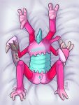 2026 2_toes 3_fingers 3_toes 6_toes absurd_res animal_genitalia anus asymmetrical_body bed_sheet bedding big_blue_bubble blue_anus blue_body blue_clitoris blue_penis blue_vulva blush bodily_fluids cel_shading claws clitoris dakktyl digital_media_(artwork) faceless feet fingernails fingers fur genital_fluids genital_slit genitals glistening glistening_body grey_body herm hi_res humanoid humanoid_genitalia humanoid_vulva intersex lying maleherm monster multi_arm multi_finger multi_leg multi_limb multicolored_body multicolored_skin my_singing_monsters nails not_furry penile_spines penis pink_body pink_fur pink_skin prehensile_feet presenting presenting_anus presenting_penis presenting_vulva procreate_(artwork) pussypillbugs red_body red_skin shaded soles solo spikes spikes_(anatomy) spread_legs spreading tapering_penis thin_legs toes unusual_anatomy unusual_genitalia unusual_genitalia_placement unusual_penis_placement unusual_vulva vaginal_fluids vulva watermark what