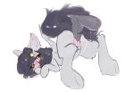 2024 absurd_res animal_genitalia animal_penis ass_up black_hair black_tail blush clitoral_hood digital_drawing_(artwork) digital_media_(artwork) disembodied_penis duo equid equine equine_genitalia equine_penis fan_character female female_feral female_focus female_penetrated feral feral_focus feral_penetrated flat_colors fluffy fluffy_tail fur genitals grey_body grey_fur hair hasbro hi_res hooves humanoid_genitalia humanoid_genitalia_on_feral humanoid_vulva humanoid_vulva_on_feral looking_back lunargent male male/female mammal medial_ring medium_hair monotone_body monotone_fur monotone_hair my_little_pony mythological_creature mythological_equine mythology open_mouth pegasus penetration penile penile_penetration penis penis_in_vagina quadruped simple_background solo_focus tail three-quarter_view unguligrade vaginal vaginal_penetration vulva wavy_hair white_background wings yellow_eyes