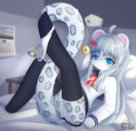 absurd_res ahoge asian_clothing bed bed_sheet bedding bedroom blue_eyes bodily_fluids bottomless butt calendar censored cheek_tuft clothed clothing cum cum_in_hair dakeneshi disembodied_hand east_asian_clothing emotionless empty_eyes facial_tuft felid female furniture furniture_lamp genital_fluids hair hi_res hypnosis ineffective_censorship japanese_clothing japanese_school_uniform leopard_spots long_hair long_tail mammal markings mind_control pantherine pendulum pillow red_ribbon ribbons school_uniform serafuku snow_leopard spots table tail tail_markings tuft uniform vacant_eyes