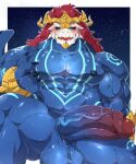 5:6 abs absurd_res anthro aurelion_sol_(lol) balls barazoku belly biceps blue_body bodily_fluids bone chobab_789 claws deltoids dragon eastern_dragon erection genital_fluids genitals hair hi_res horn humanoid_genitalia humanoid_penis kemono league_of_legends male muscular muscular_arms muscular_thighs mythological_creature mythological_scalie mythology nipple_fetish nipple_pinch nipple_play nipples nude pecs penis pinch riot_games scalie serratus simple_background skull skull_head solo tail tencent triceps vein veiny_muscles veiny_penis