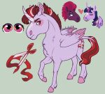 2020 artist_name black_eyebrows blue_eyes blue_mane broken_horn chest_tuft closed_frown closed_smile colored cutie_mark daughter_(lore) digital_drawing_(artwork) digital_media_(artwork) disembodied_head english_description equid equine eye_scar eyebrows eyelashes facial_markings facial_scar fan_character feathered_wings feathers female female/female female_feral feral folded_wings friendship_is_magic frown fur green_background group happy hasbro head_markings heart_symbol hi_res hooves horn lilac_breeze_(owlcoholik) long_mane long_tail looking_at_viewer looking_back mammal mane markings medium_mane model_sheet mother_(lore) mother_and_child_(lore) mother_and_daughter_(lore) mouth_closed multicolored_body multicolored_fur multicolored_mane multicolored_tail my_little_pony my_little_pony:_the_movie_(2017) mythological_creature mythological_equine mythology nude nude_female owlcoholik parent_(lore) parent_and_child_(lore) parent_and_daughter_(lore) pink_eyes pink_hooves pink_mane pink_markings pink_nostrils princess pupils purple_horn purple_tail purple_wings quadruped red_eyebrows red_mane royalty scar scissors shaded short_mane simple_background smile standing tail tempest_shadow_(mlp) text trio tuft twilight_sparkle_(mlp) two_tone_wings unguligrade unicorn unicorn_horn white_sclera winged_unicorn wings