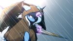 16:9 2026 blue_body blue_fur blue_hair closed_frown clothing coat cosplay crossover crossover_cosplay e.g.o. equid equine eyelashes female feral friendship_is_magic frown fur furgonomic_headwear furgonomic_hood furgonomics glowing glowing_horn hair hasbro hi_res hooded_coat horn levitation limbus_company magic mammal mouth_closed my_little_pony mythological_creature mythological_equine mythology one_leg_up project_moon purple_eyes raincoat raincoat_only raining raised_leg scribble-potato simple_background snout solo tail thin_eyebrows topwear trixie_(mlp) umbrella unicorn watermark widescreen