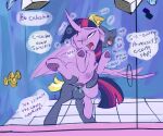 6:5 absurd_res balls blonde_hair blue_eyes bodily_fluids cum cum_in_vagina cum_inside cutie_mark duo english_text equid equine female feral friendship_is_magic genital_fluids genitals hair hasbro hi_res horn horse looking_pleasured male male/female mammal moan my_little_pony mythological_creature mythological_equine mythology one_eye_closed open_mouth penetration penile penile_penetration penis penis_in_vagina pony purple_body purple_eyes purple_hair sex shower shower_sex star_tracker_(mlp) text twilight_sparkle_(mlp) twitching vaginal vaginal_penetration veesocks winged_unicorn wings