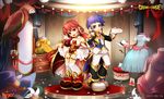  alternate_costume blue_eyes blue_hair elesis grand_chase red_eyes red_hair ronan_erudon tagme 