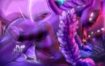 ahegao animal_genitalia animal_penis anthro aquatic asphyxiation balls big_balls big_butt big_penis black_body black_fur blush bodily_fluids border breath butt canid canine canis cheek_tuft choking claws clothing collar crystal cum cum_drip cum_in_ass cum_inside cum_on_belly cum_on_body cum_on_penis cum_while_penetrated dominant dripping duo ejaculation english_text eyelashes facial_tuft femboy fish fluffy fluffy_chest fluffy_ears fluffy_hair fluffy_tail from_front_position fur fur_markings furniture genital_fluids genitals glowing glowing_eyes glowing_wings green_eyes hair hand_on_neck heart_symbol hi_res highlights_(coloring) hybrid larger_dom leash leashed_collar legs_up legwear looking_at_another looking_at_viewer looking_back looking_back_at_viewer looking_pleasured lying male male/male mammal markings missionary_position moan motion_lines mur_mryaka neck_tuft nightclub nude nude_anthro nude_male on_back on_sofa panting penetration penis plap purple_body purple_fur purple_hand raised_arms red_collar red_leash sex sex_after_cumming shaded shark shark_tail side_view simple_background size_difference smile smiling_at_viewer sofa sound_effects spotlight spotlight_beam stockings synth_(vader-san) tail text thick_eyelashes thick_thighs thoughts tuft white_body white_fur wide_hips wings wolf