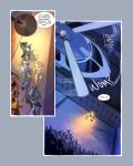4:5 aircraft andromorph anthro antlers arm_markings broken_antler broken_horn canid canine canis cinder_(cinderfrost) comic deer demicoeur dialogue domestic_dog english_text equid equine felid female frost_(cinderfrost) gale_(demicoeur) glace_(cinderfrost) guard gun helicopter hi_res horn horse hyena intersex ivy_(demicoeur) light limping malachi_(demicoeur) male mammal maned_wolf markings mustelid night otter pantherine prison prison_uniform raine_(demicoeur) ranged_weapon running shirtless_anthro shirtless_male sleeveless_topwear snow_leopard tail text vehicle weapon