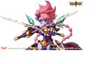  edna(grand_chase) grand_chase pink_hair sword tagme 