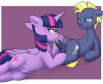 alpha_channel blush bodily_fluids cum cum_in_mouth cum_inside cutie_mark dumbwoofer duo ears_down equid equine fellatio female feral freckles friendship_is_magic genital_fluids hasbro hi_res horn horse looking_at_another male male/female mammal my_little_pony mythological_creature mythological_equine mythology nipples oral penile pivoted_ears pony purple_body purple_eyes sex simple_background star_tracker_(mlp) teats twilight_sparkle_(mlp) vaginal_fluids winged_unicorn wings