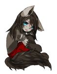  blue_eyes cute female hyena looking_at_viewer mammal mightyena nintendo pok&#233;mon pok&#233;morph pok&eacute;mon pudding0728 shadoweon solo video_games 