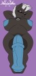 2026 animal_genitalia animal_penis anthro balls big_penis black_body blue_genitals blue_nipples blue_penis breasts changeling_(mlp) collar equid equine equine_genitalia equine_penis erection eyewear friendship_is_magic genitals glasses gynomorph hair hasbro hi_res horn huge_penis hyper hyper_genitalia hyper_penis intersex intersex_anthro jacqueling jacqui_sunshine jewelry mammal my_little_pony mythological_creature mythological_equine mythology nipple_piercing nipples penis piercing solo white_hair
