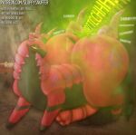 anal animal_genitalia animal_penis anthro balls big_balls big_butt big_penis bodily_fluids butt butt_sniffing digitigrade duo english_text equine_genitalia equine_penis erection fart fart_cloud fart_fetish farting_on_another feral flared_penis gassy generation_5_pokemon genitals half-closed_eyes horn huge_balls huge_butt huge_penis male musk musky_butt narrowed_eyes nintendo onomatopoeia oral patreon_ad penis pinned pinned_to_wall pokemon pokemon_(species) quadruped rimming scolipede sex sloppysnuffer sniffing sound_effects stinkface sweat sweatdrop tail text