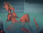 2026 anthro bath breasts deity divinity:_original_sin_2 divinity_(series) featureless_breasts female flat_chested hellcross lizard lizard_(divinity) lizardman looking_at_viewer nude partially_submerged red_body red_eyes reptile scalie snout solo spread_legs spreading tail thick_thighs water wide_hips zorl-stissa