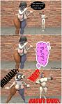 3_panel_comic 3d_(artwork) 5naptrap absurd_res andromorph animal_humanoid areola balls beanie belly big_areola big_breasts big_butt big_eyes big_female big_mouth_(anatomy) black_beanie black_clothing black_eyes black_hat black_headwear border breasts brown_pubes butt calico_cat calico_cat_humanoid cat_humanoid cate_meowdy clothing comic crossgender dialogue digital_media_(artwork) domestic_cat duo ear_piercing english_text epic_games felid felid_humanoid feline feline_humanoid felis female flaccid fortnite fortnite:_battle_royale ftm_crossgender ftm_transformation gender_transformation genitals gesture hand_gesture hat headgear headwear hi_res humanoid intersex larger_female larger_male long_penis looking_at_viewer male mammal mammal_humanoid meow_skulls multicolored_body musclegut muscular natural_breasts nipples onomatopoeia patreon penis piercing pink_nipples pointing pointing_at_another pubes size_difference skinny skinny_female slightly_chubby slightly_chubby_male small_breasts smaller_female smile smiling_at_viewer sound_effects source_filmmaker_(artwork) surprised talking_to_viewer text thick_thighs thumbs_up transformation url vulva white_body white_border wide_hips yellow_eyes