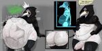 2026 abdominal_bulge areola balls beak belly big_belly big_butt body_outline body_writing bone_imprints bones_in_stomach burping butt butt_shot clydethebot crack_(sound_effect) cutaway english_text erection fatal_vore femboy foreskin genitals glorp hand_on_belly hi_res huge_belly humanoid humanoid_genitalia humanoid_penis inside leaning leaning_backward male multiple_prey navel nipples not_furry overweight penis radiograph rumbling_stomach scp-049 scp_foundation skull_imprint skull_symbol slosh soft_vore solo standing tally_marks text vein veiny_penis vore weight_gain western_tally_marks white_body