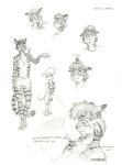2026 anthro antonio_sanchez baron_engel breasts clothing dipstick_ears duo ear_markings english_text eyewear felid female fur hair hi_res larger_male male male/female mammal markings micro mouse multicolored_ears murid murine navel nipples one-piece_swimsuit open_mouth pantherine petina_demouse rodent size_difference smaller_female story story_in_description striped_body striped_fur striped_markings striped_tail stripes sunglasses swimming_trunks swimwear tail tail_markings text tiger