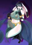 2026 4_toes 5_fingers anthro balls big_balls big_breasts big_penis bk_kumatora black_hair black_lipstick breasts chest_tuft digital_media_(artwork) dipstick_ears domestic_rabbit ear_markings ear_piercing ear_ring erection eyelashes eyeshadow feet fingers genitals gloves_(marking) gold_(metal) gold_jewelry gynomorph gynomorph_anthro hair harem_outfit hi_res hoop_ear_ring humanoid_genitalia humanoid_penis intersex intersex_anthro jewelry lagomorph leg_markings leporid lipstick looking_at_viewer lop_rabbit makeup mammal marbles_swiftfoot markings multicolored_ears nipple_chain nipple_piercing nipple_ring nipples open_mouth oryctolagus penis piercing purple_eyes rabbit ring_piercing socks_(marking) solo toes tongue tuft