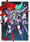  commentary_request flying glowing glowing_eyes gundam gundam:_hathaway's_flash highres humanoid_robot mafti_nabiyu_erin mecha mecha_focus mecha_musume mechanical_arms mechanization mobile_suit original robot robot_girl saberstaff science_fiction taiga_hiroyuki v-fin xi_gundam 