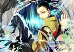  black_hair earrings flak_jacket jewelry male male_focus nara_shikamaru naruto solo tibino vest 