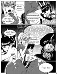 2020 animal_humanoid annoyed belly big_belly big_breasts bodily_fluids bottomwear braces breasts calling_for_help canid canid_humanoid canine canine_humanoid clothed clothed_female clothed_humanoid clothing comic cross-popping_vein crying dress english_text explanation eyewear female female/female female_humanoid female_pred female_prey glasses guts hair head_between_breasts hi_res humanoid humanoid_pred humanoid_prey internal intestines kronguss lagomorph lagomorph_humanoid larger_female larger_humanoid larger_pred leporid_humanoid long_hair mammal mammal_humanoid miniskirt monochrome oral_vore organs ponytail pushing_head rabbit_humanoid rectangular_glasses sharp_teeth shirt sibling_(lore) sister_(lore) size_difference skirt smaller_female smaller_humanoid speech_bubble stomach stomach_acid t-shirt talking_to_another tears teeth text topwear twintails_(hairstyle) unwilling_prey vore wall_of_text wearing_glasses wolf_humanoid x-ray_view