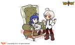  blue_eyes blue_hair grand_chase red_eyes ronan_erudon size_difference tagme white_hair 