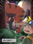 anal anal_penetration anthro anthro_on_feral anthro_penetrated arcanine balls bestiality big_balls big_penis bodily_fluids caught_in_the_act censored cum cum_in_ass cum_inside dominant dominant_feral duo ejaculation erection feral feral_penetrating feral_penetrating_anthro forest forest_background fur generation_1_pokemon genital_fluids genitals huge_balls huge_penis huge_thighs japanese_text larger_feral male male/male male_penetrated male_penetrating male_penetrating_male mosaic_censorship nintendo nude nullraihigi orange_body orange_fur orgasm penetration penile penile_penetration penis penis_in_ass plant pokemon pokemon_(species) questionable_consent sex size_difference smaller_male tail text thick_penis thick_thighs translation_check translation_request tree