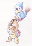 2024 anthro biped blue_clothing blue_hat blue_headwear boom_boom boom_boom_(character) broom broom_riding brown_clothing brown_footwear brown_shoes cleaning_tool clothed clothing colored_pencil_(artwork) duo eyewear fangs flying flying_broom footwear frown glasses hat headgear headwear hi_res holding_object japanese_description kamek koopa magikoopa male mario_bros nintendo nude red_shell reptile ribbon1984 scalie shell shoes simple_background teeth traditional_media_(artwork) turtle wearing_glasses white_background yellow_body