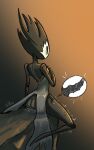 ambiguous_penetration anthro arthropod backless_dress blush bodily_fluids butt clothing darkmageorigin digital_drawing_(artwork) digital_media_(artwork) dildo dildo_insertion dildo_sitting dress female female_orgasm flat_chested hi_res hollow_knight:_silksong hollow_knight_(franchise) internal looking_pleasured masturbation motion_lines narrowed_eyes nonbinary_(lore) on_rock orgasm penetration phantom_(hollow_knight:_silksong) rock segmented_body sex_toy sex_toy_insertion shaking shaking_orgasm signature simple_background sitting sitting_on_rock small_waist solo spread_legs spreading team_cherry topwear wide_hips