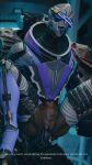 3d_(artwork) 4k 9:16 absurd_res alien armor big_penis bioware digital_media_(artwork) duo electronic_arts female genitals hi_res humanoid machine mass_effect pec4kin penis robot security security_guard solana_vakarian turian