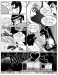 2020 animal_humanoid aroused_female big_breasts blush blush_lines braces breasts canid canid_humanoid canine canine_humanoid clothed clothed_female clothed_humanoid clothing comic dildo dildo_lick discarded_clothing dress english_text eyewear female female/female female_humanoid female_pred female_prey glasses hair head_between_breasts hi_res humanoid humanoid_pred humanoid_prey internal kronguss lagomorph lagomorph_humanoid larger_female larger_humanoid larger_pred leporid_humanoid licking long_hair mammal mammal_humanoid monochrome not_furry onomatopoeia profanity rabbit_humanoid rectangular_glasses requesting sadism sex sex_request sex_toy sharp_teeth shirt sibling_(lore) sister_(lore) size_difference smaller_female smaller_humanoid sound_effects speech_bubble t-shirt talking_to_another teeth text tongue topwear twintails_(hairstyle) undressing unwilling_prey vore wearing_glasses wolf_humanoid x-ray_view