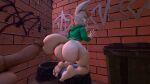 16:9 3d_(artwork) alley ambiguous_species anthro aroused_smile balls bedroom_eyes big_balls big_butt big_penis bottomless bottomless_male butt canid canine clothed clothing digital_media_(artwork) disembodied_penis duo erection fan_character femboy fennec_fox fox freckled_face freckles genitals graffiti hi_res hoodie huge_balls huge_butt huge_penis imminent_sex kneeling looking_back lustful_gaze maccy_(taillove) male mammal narrowed_eyes open_mouth open_smile penis seductive sega smile sonic_the_hedgehog_(series) sonico4ever thick_thighs topwear trash_can true_fox wide_hips widescreen