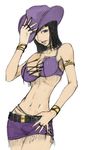  1girl baroque_works black_hair blue_eyes breasts cleavage cow_girl cowboy_hat cowgirl hat jewelry looking_at_the_viewer looking_at_viewer midriff navel nico_robin one_piece short_hair solo western whiskey_peak 