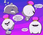 absurd_res anus balls big_balls big_penis blue_anus boo_(mario) crown crown_only darkened_balls darkened_genitalia darkened_penis dialogue english_text erection flaccid foreskin front_view gem genitals ghost headgear headgear_only hi_res huge_penis king_boo looking_at_viewer luigi's_mansion lying male mario_bros multiple_poses nintendo on_back partially_retracted_foreskin penis pose side_view simple_background sleeping solo sound_effects speech_bubble spirit stare tail talking_to_viewer teeth tepigfan101 text thought_bubble unretracted_foreskin vowelless vowelless_sound_effect zzz