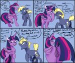 6:5 absurd_res animal_genitalia animal_penis anus black_border blonde_hair blue_eyes border comic cutie_mark dialogue duo english_text equid equine equine_genitalia equine_penis fanboy female feral friendship_is_magic genitals hair hasbro hi_res horn horse imminent_sex male male/female mammal my_little_pony mythological_creature mythological_equine mythology nervous penis pony purple_body purple_eyes purple_hair star_tracker_(mlp) text twilight_sparkle_(mlp) veesocks vulva winged_unicorn wings
