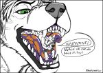 bdsm bestiality black_lips bondage bound canid canine canis domestic_dog feral feral_pred feral_prey larger_feral larger_male larger_pred lips male male_pred male_prey mammal marbled_tongue mouth_shot multicolored_tongue open_mouth size_difference smaller_feral smaller_male thick_bottom_lip tongue vore wolf wolfywetfurr_(artist)